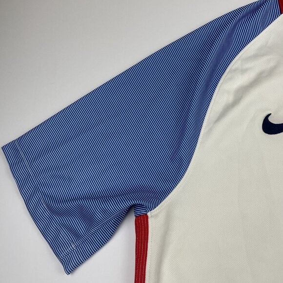 Nike USA Soccer Jersey Men’s S Dri-Fit White Blue Short Sleeve 2016 Lightweight - Picture 10 of 11